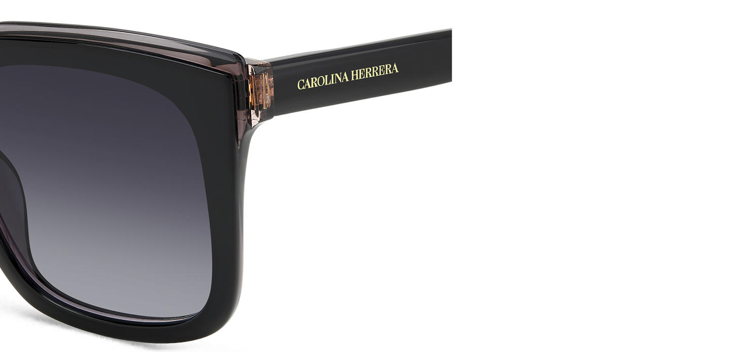 Carolina Herrera Logo Square Sunglasses in Black – Product Photo 2