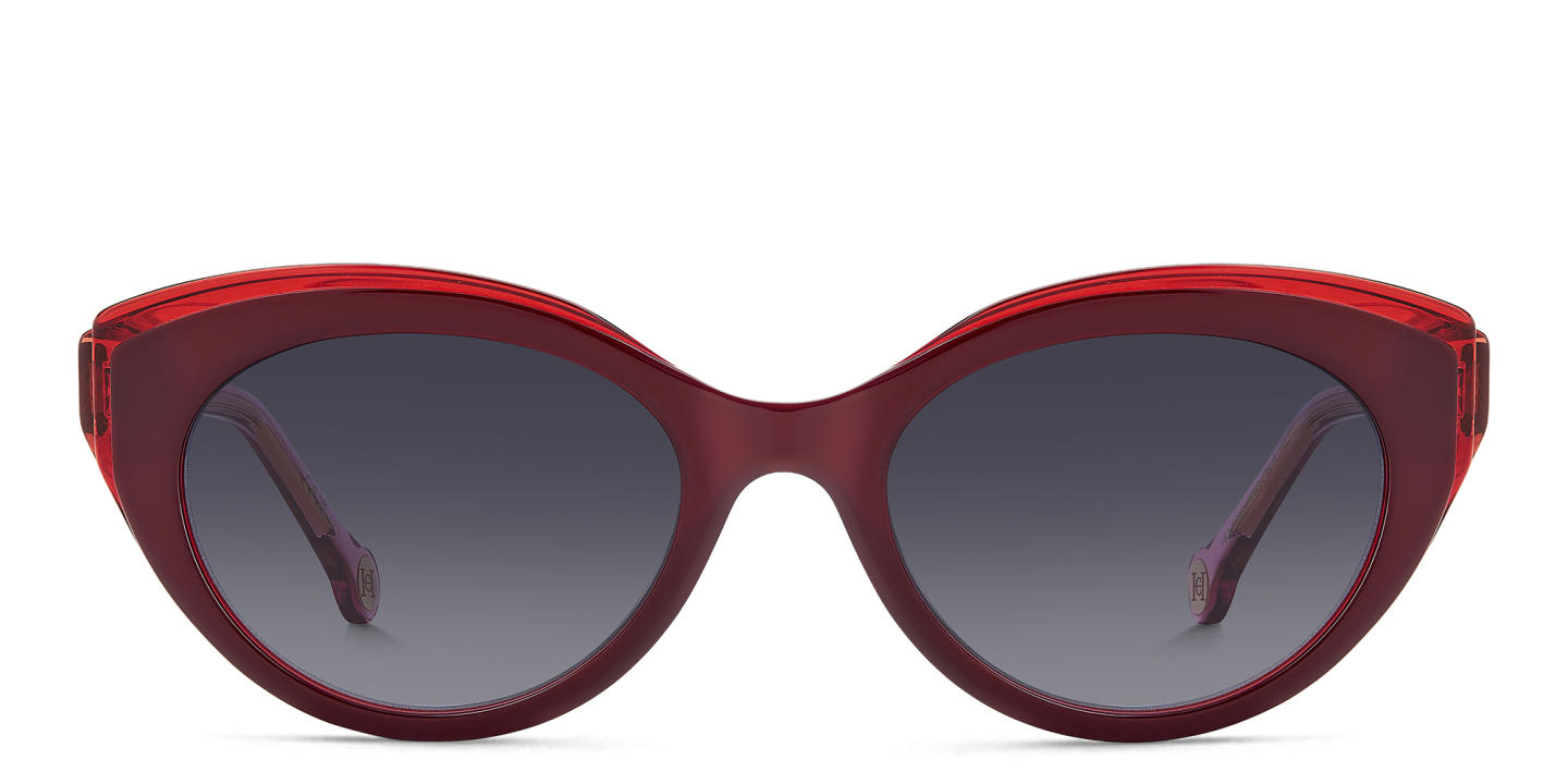 Carolina Herrera Logo Cat-Eye Sunglasses in Red – Product Photo 0