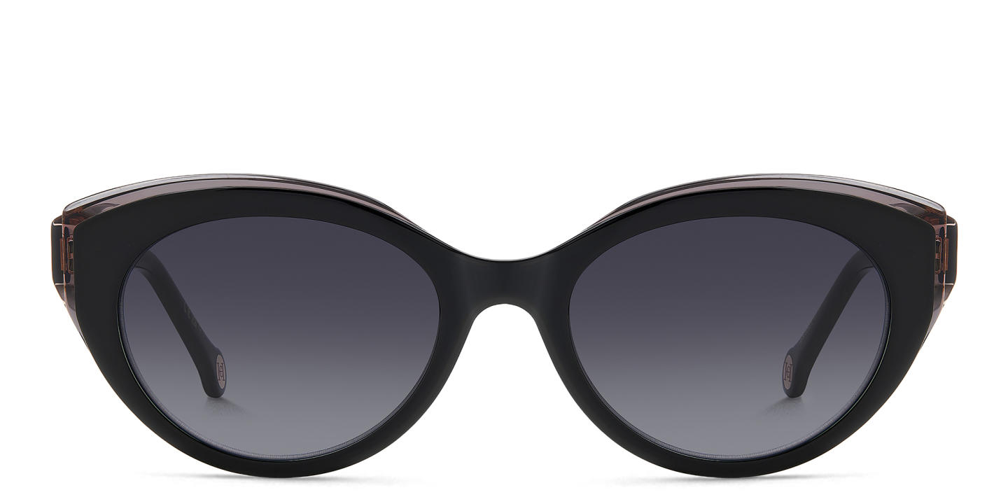 Carolina Herrera Logo Cat-Eye Sunglasses in Black – Product Photo 0