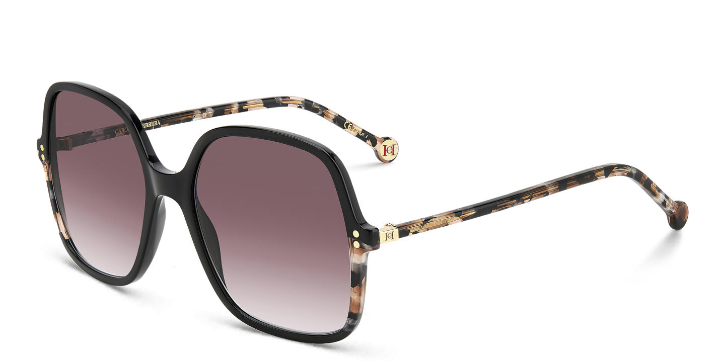 Carolina Herrera Logo Oversized Square Sunglasses in Black – Product Photo 1