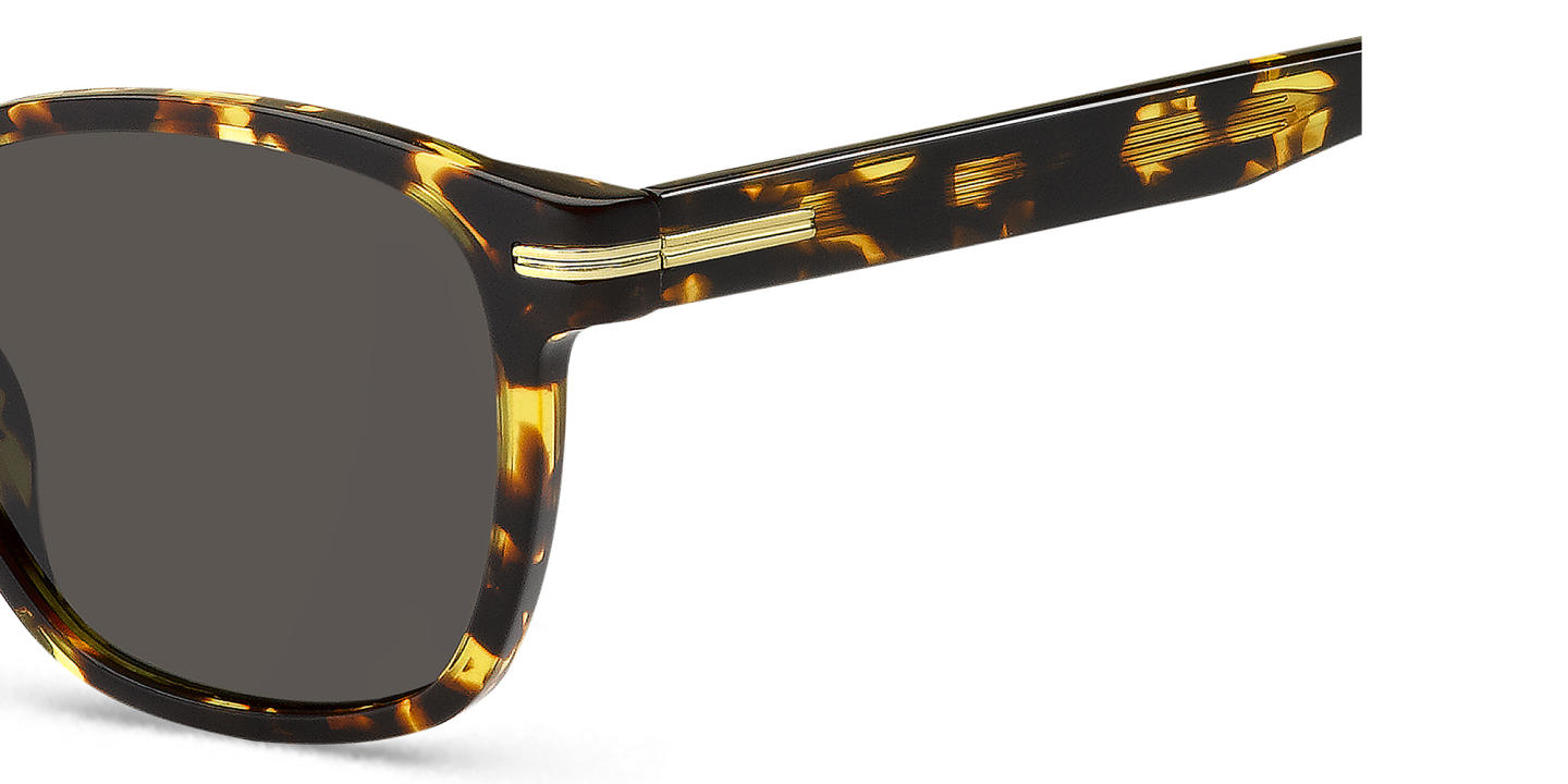 Hugo Boss Logo Square Sunglasses in Tortoise – Product Photo 2