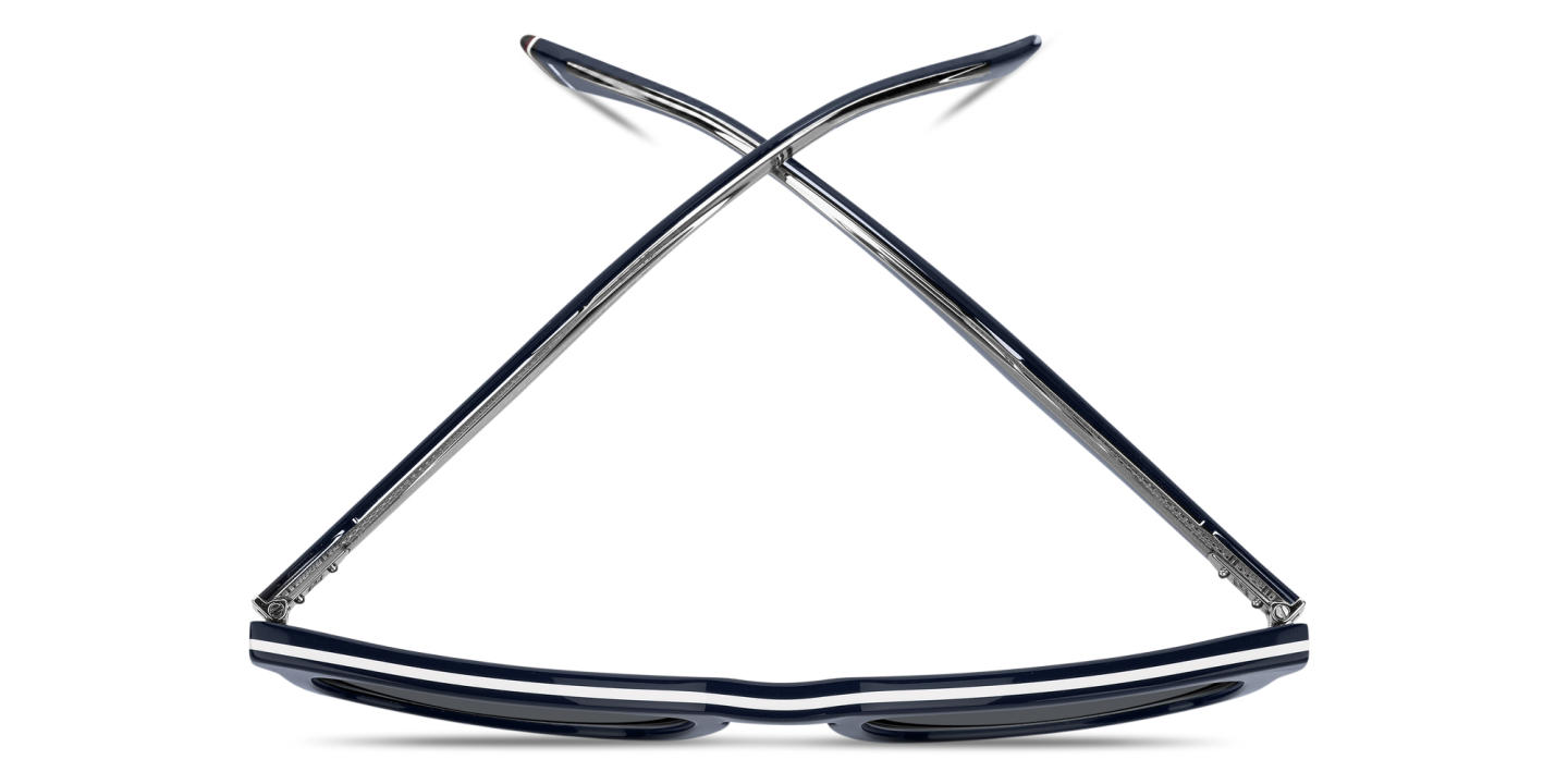 Tommy Hilfiger Logo Rectangle Sunglasses in Blue – Product Photo 2