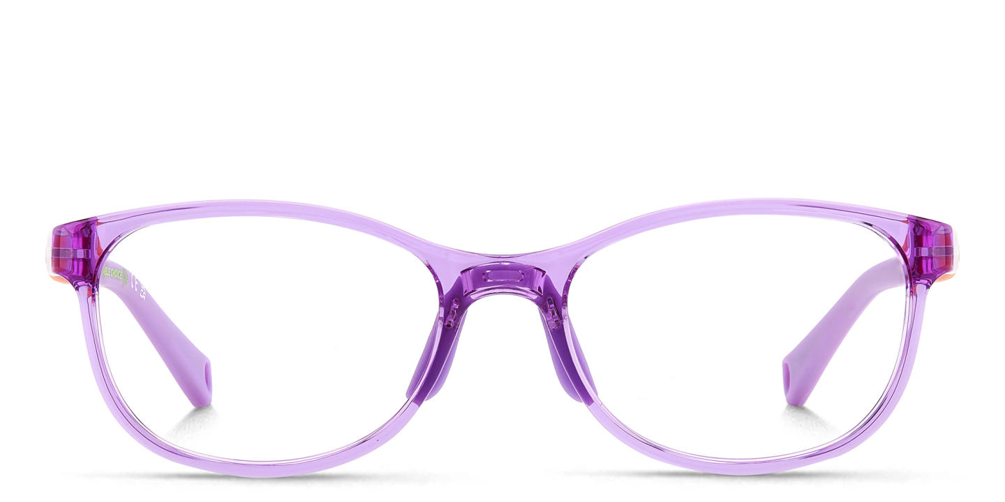 Shop Polaroid Kids Logo Kids Rectangle Eyeglasses in Purple online.