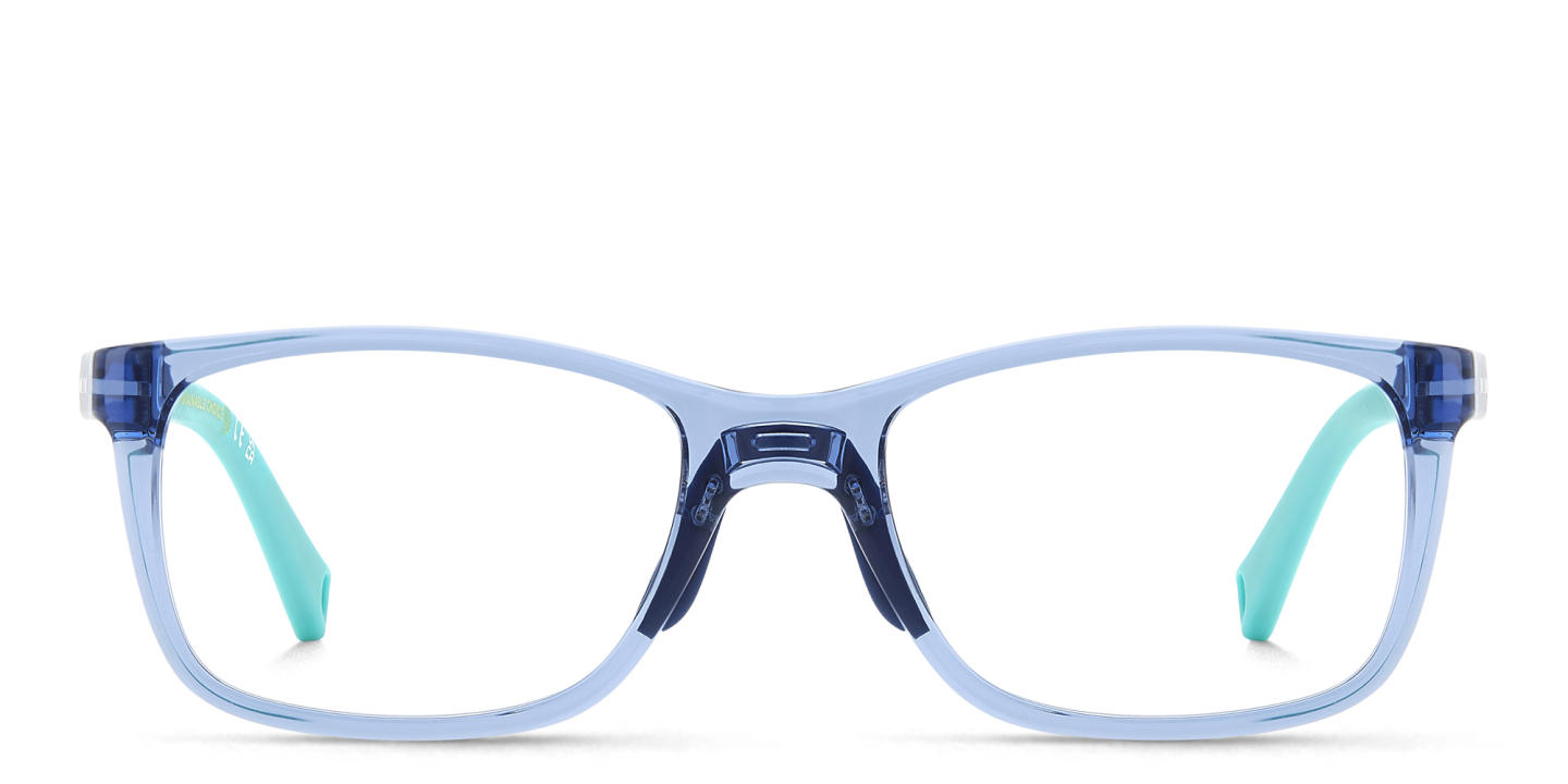 Shop Polaroid Kids Logo Kids Rectangle Eyeglasses in Blue online.