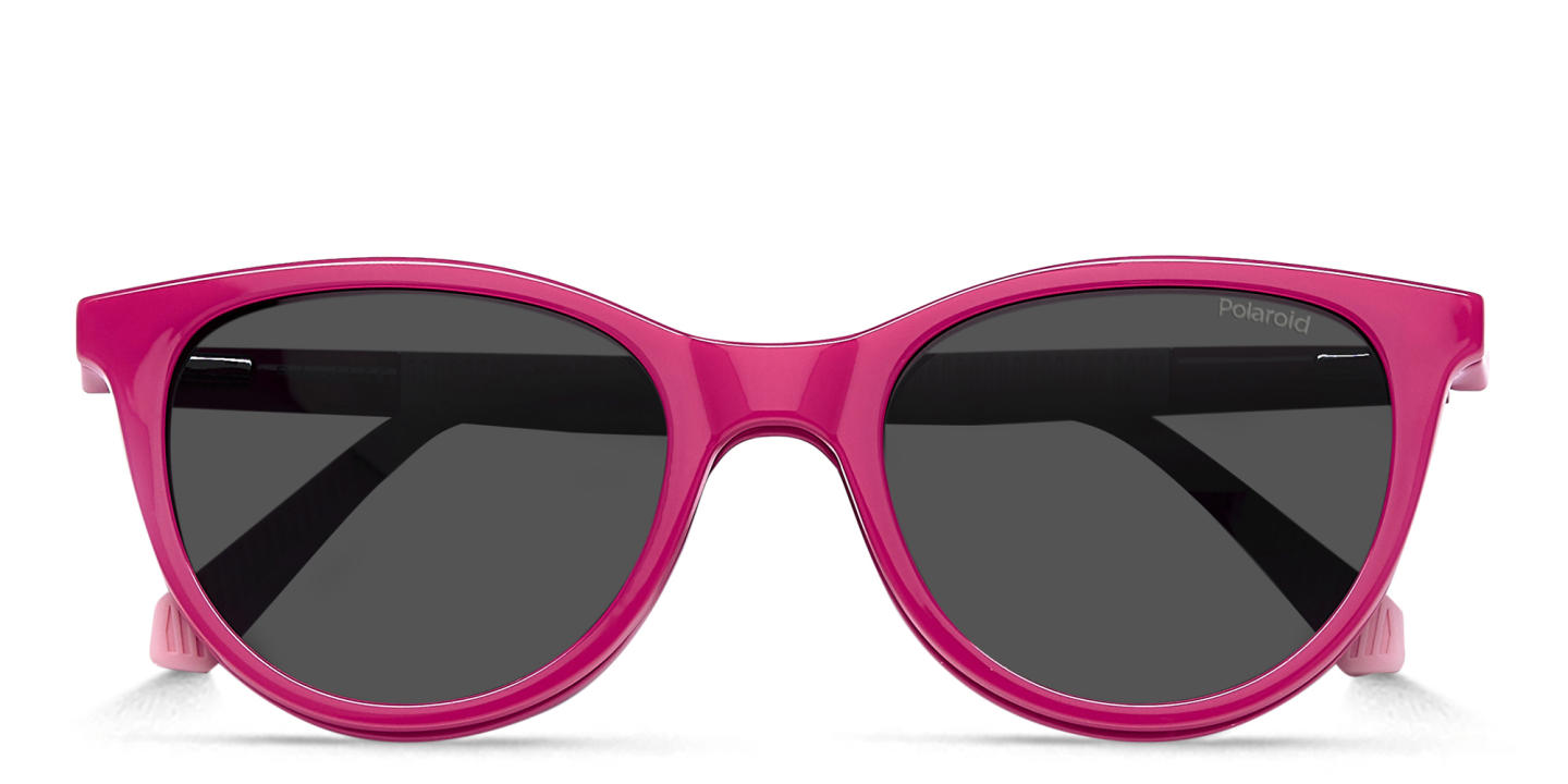 Shop Polaroid Kids Logo Kids Cat-Eye Eyeglasses in Pink online.