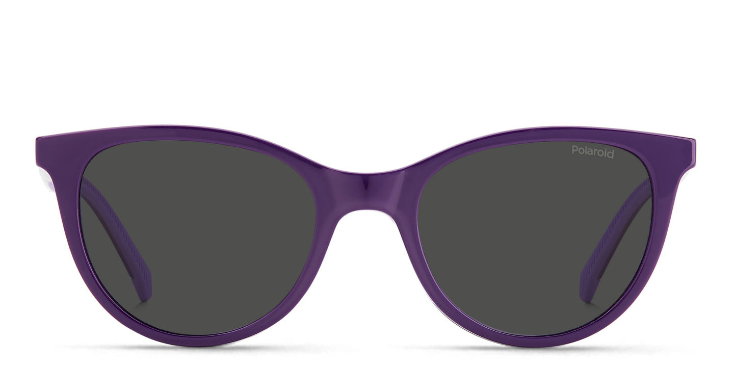 Shop Polaroid Kids Logo Kids Cat-Eye Eyeglasses in Purple online.