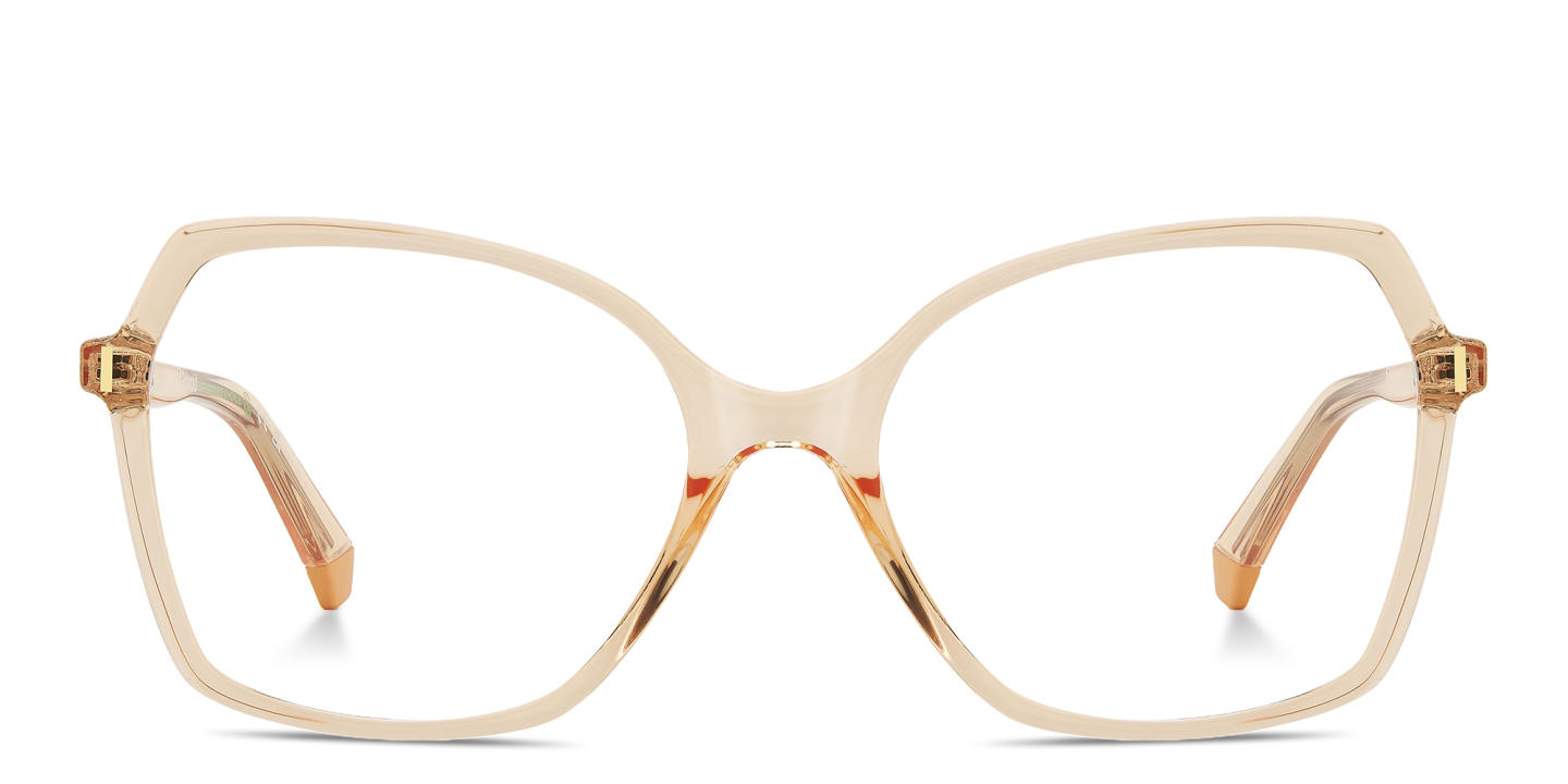 Shop Polaroid Logo Cat-Eye Eyeglasses in Pink online.