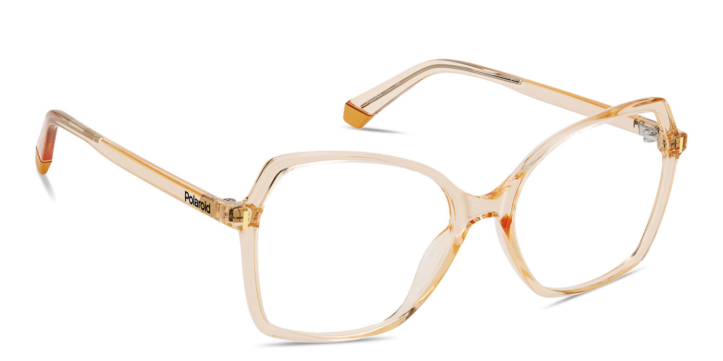 Shop Polaroid Logo Cat-Eye Eyeglasses in Pink online.
