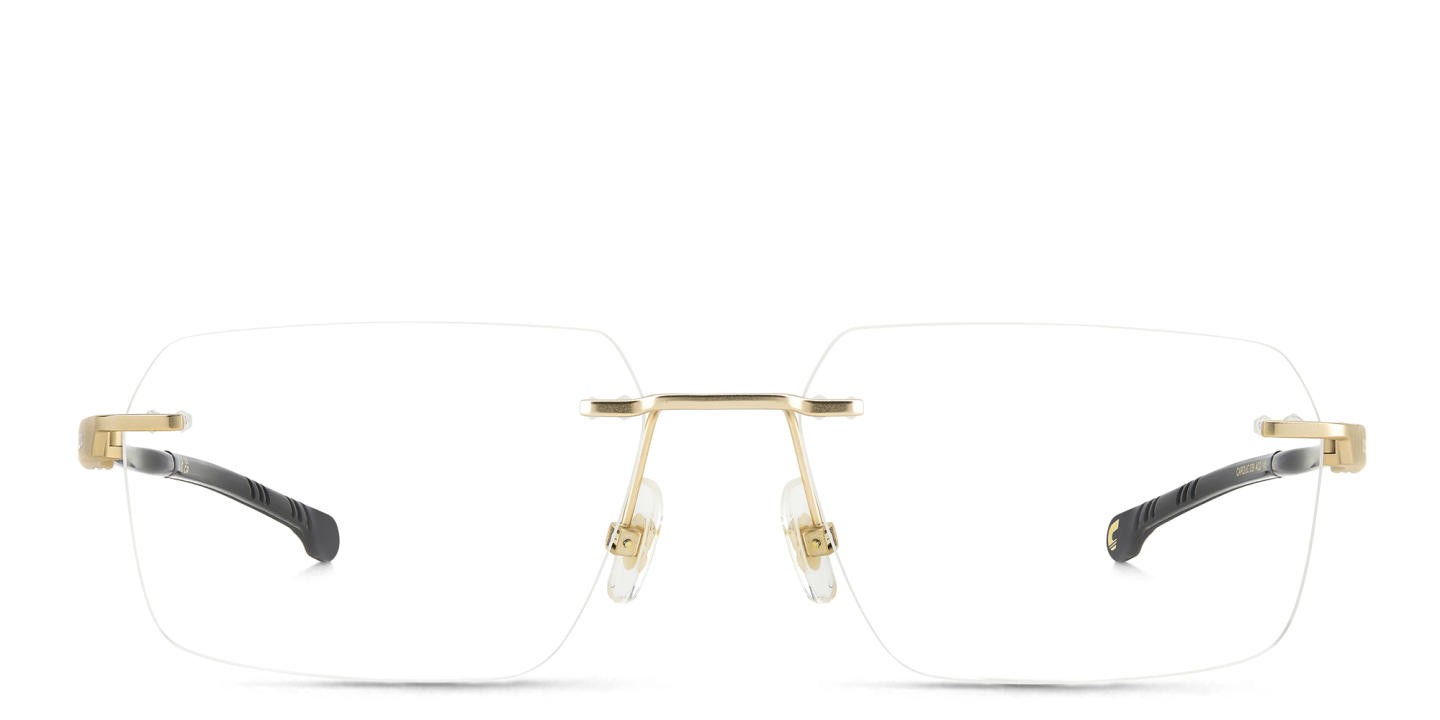 Carrera Ducati Carduc Rimless Rectangle Eyeglasses in Gold – Product Photo 0