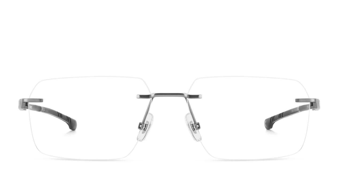 Carrera Ducati Carduc Rimless Rectangle Eyeglasses in Grey – Product Photo 0