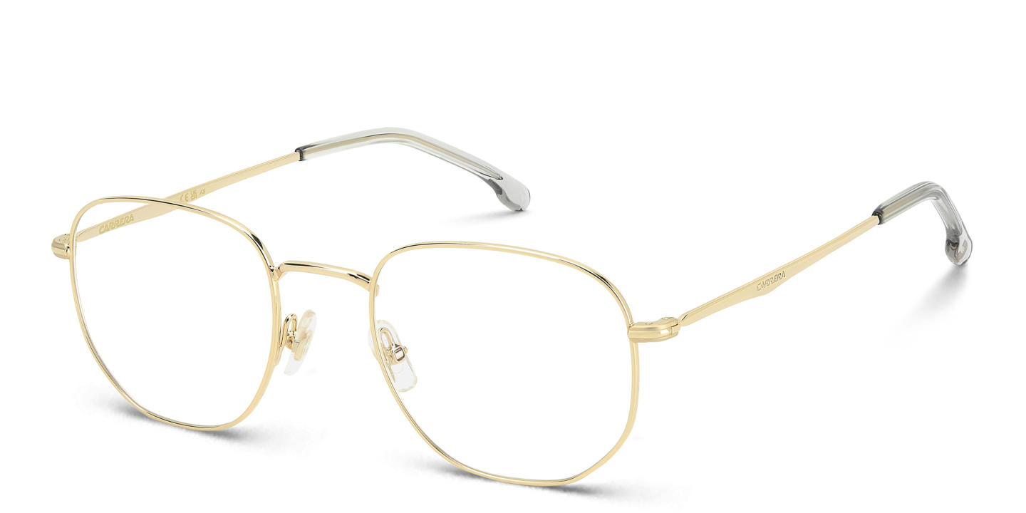 Carrera Logo Irregular Eyeglasses in Gold – Product Photo 1