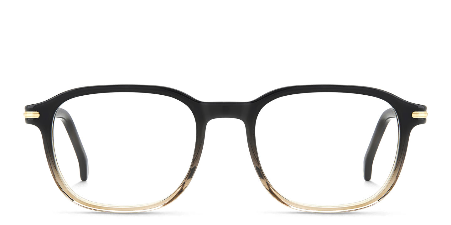 Carrera Logo Square Eyeglasses in Grey – Product Photo 0