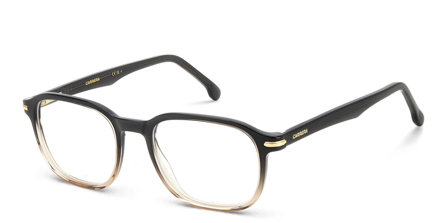 Carrera Logo Square Eyeglasses in Grey – Product Photo 1