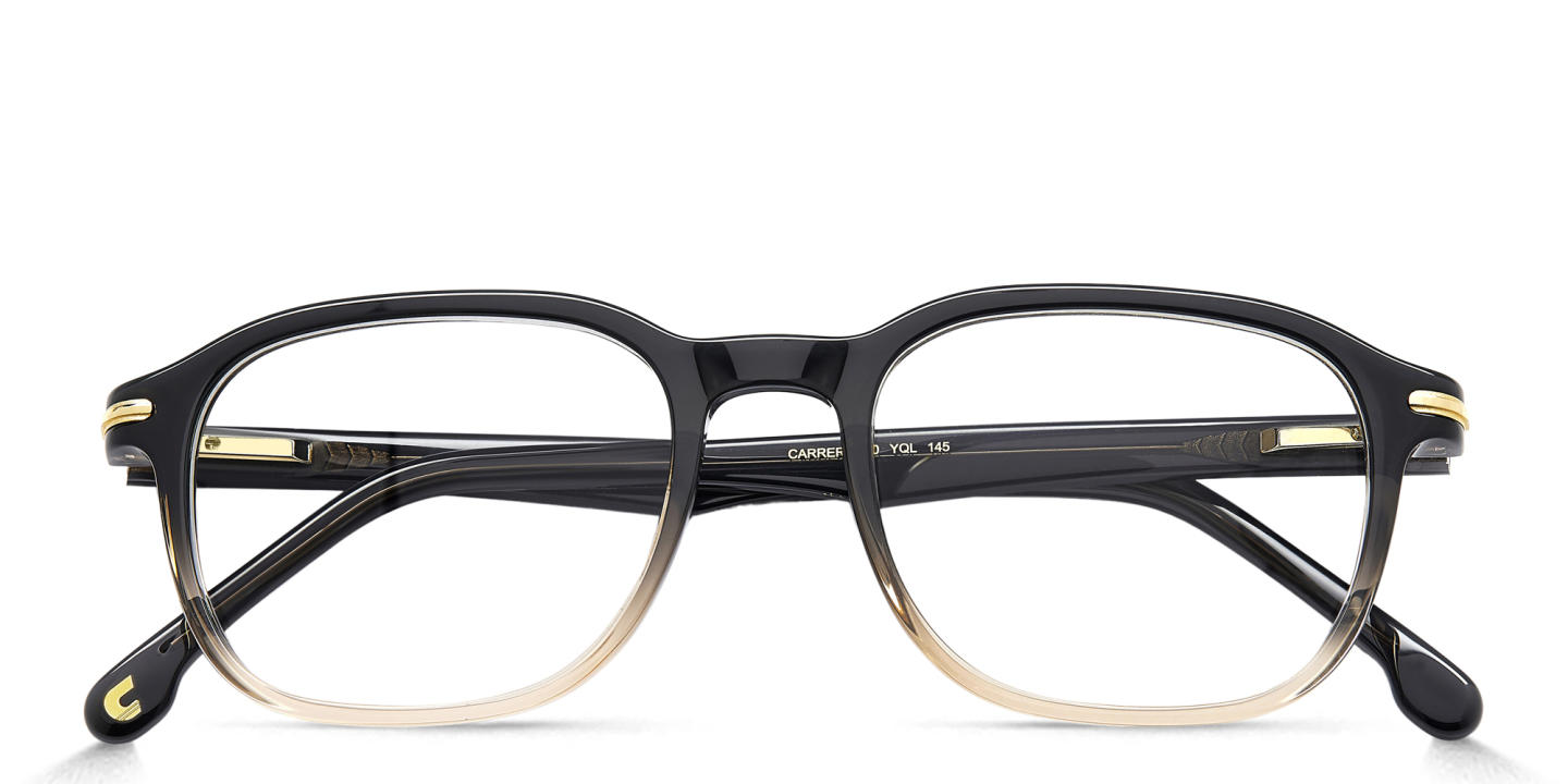 Carrera Logo Square Eyeglasses in Grey – Product Photo 2
