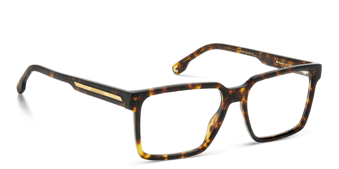Shop Carrera Victory 'C'04 Rectangle Eyeglasses in Havana online.