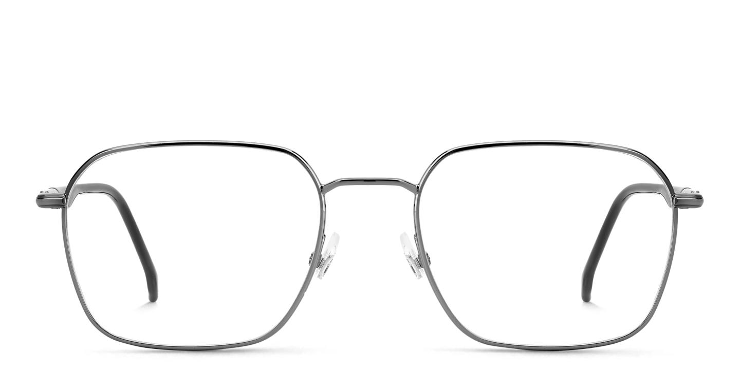 Shop Carrera Logo Unisex Irregular Eyeglasses in Gunmetal online.