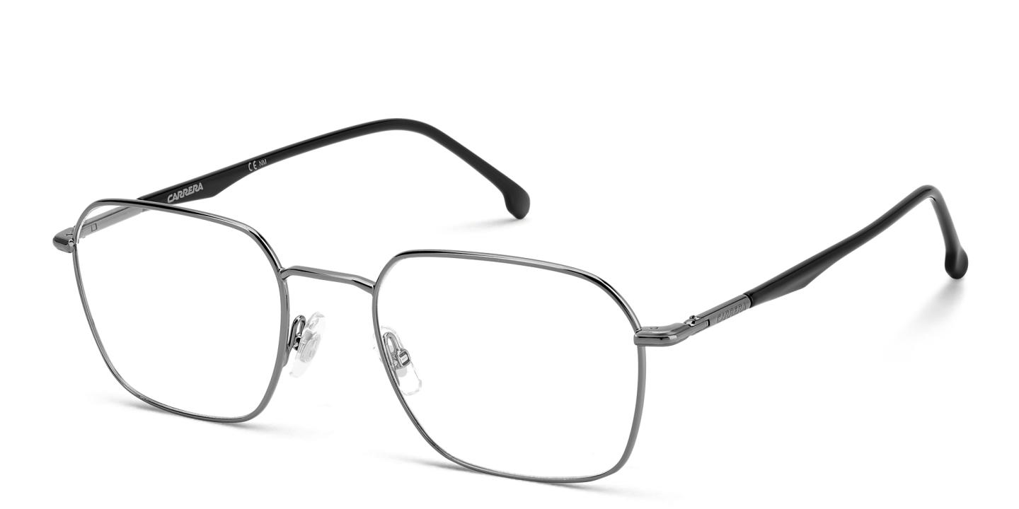 Shop Carrera Logo Unisex Irregular Eyeglasses in Gunmetal online.