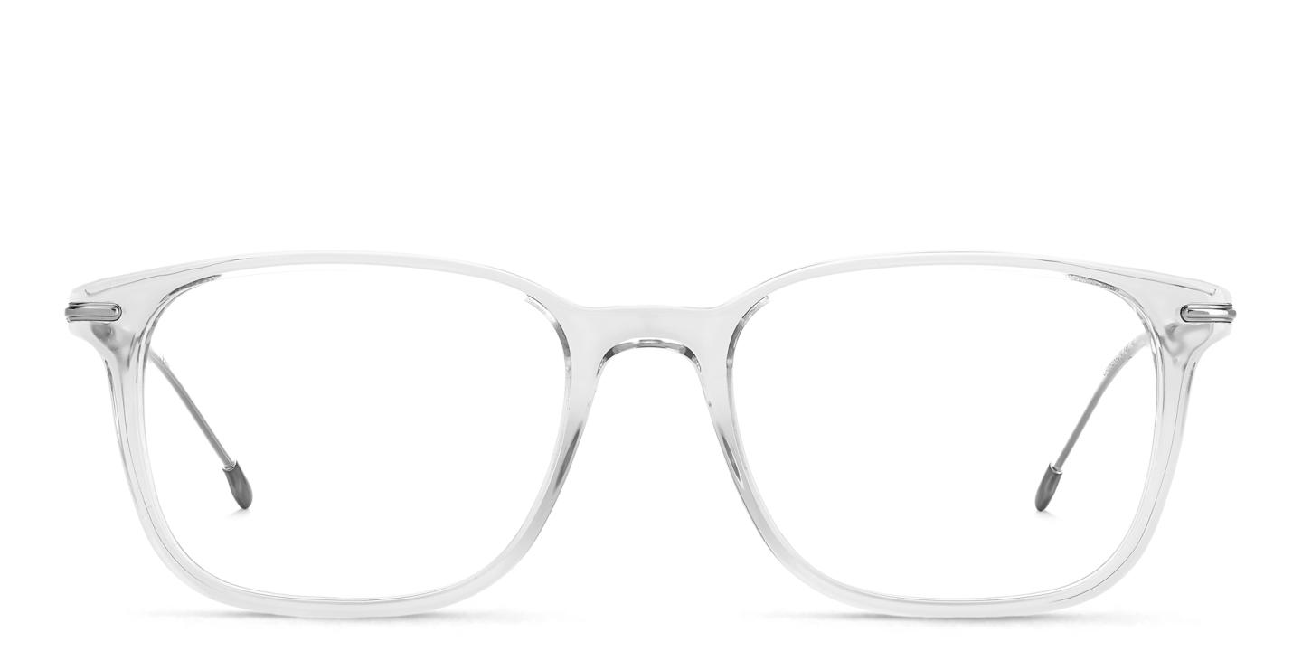 Shop Carrera Logo Rectangle Eyeglasses in Grey online.