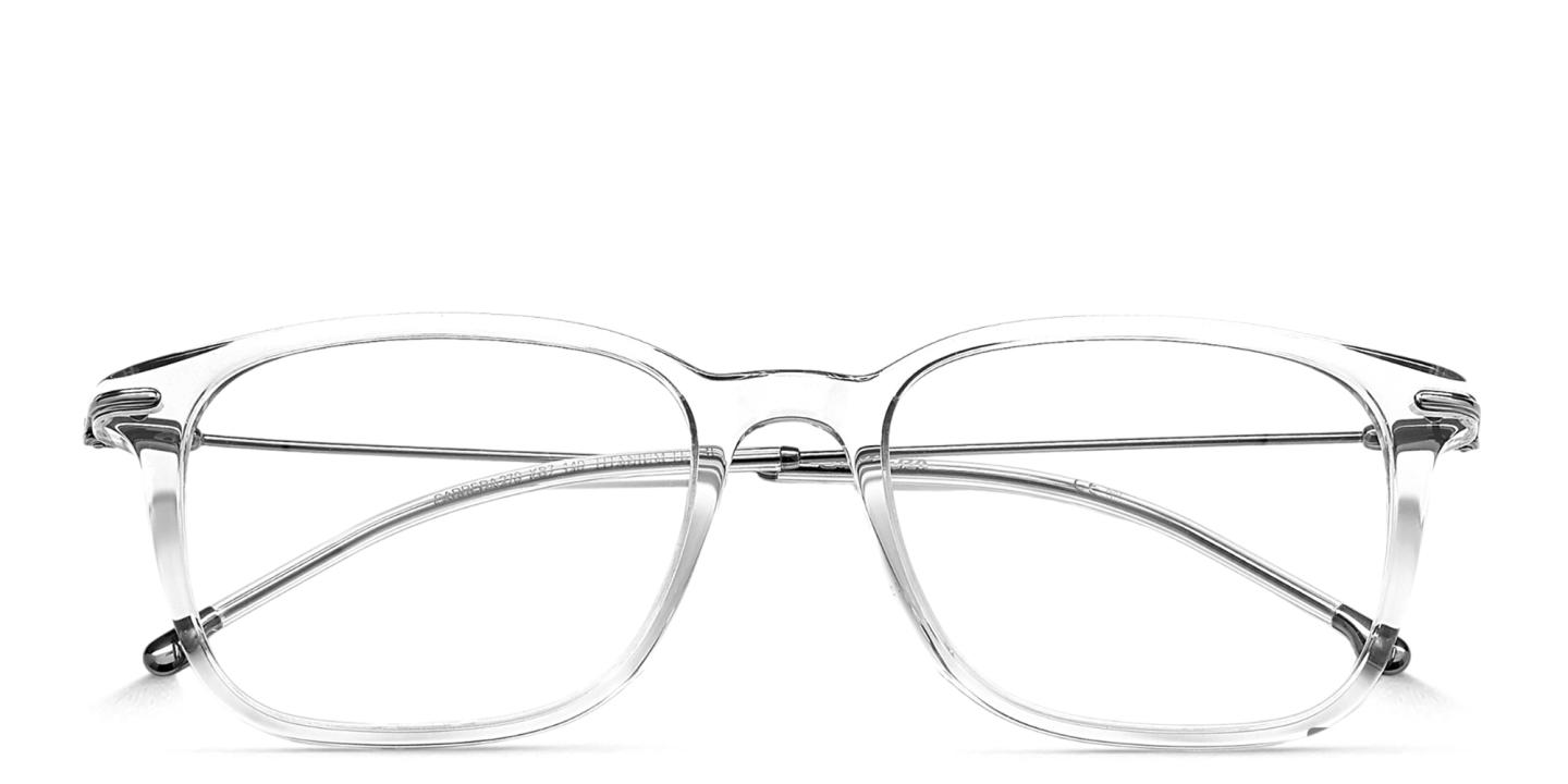 Shop Carrera Logo Rectangle Eyeglasses in Grey online.