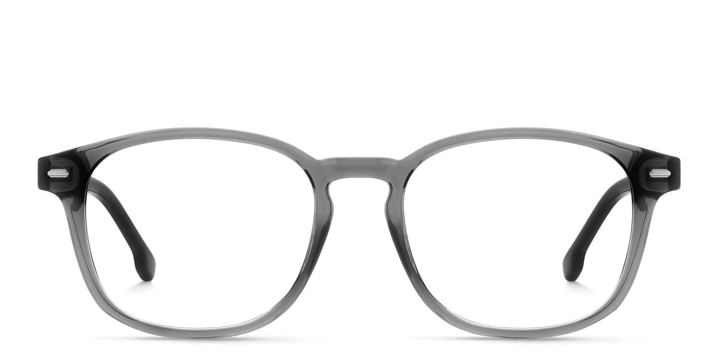 Shop Carrera Logo Kids Square Eyeglasses in Grey online.