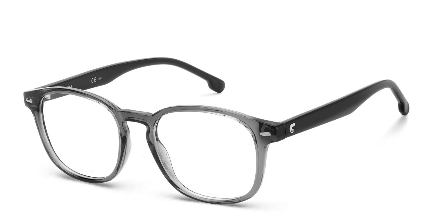 Shop Carrera Logo Kids Square Eyeglasses in Grey online.