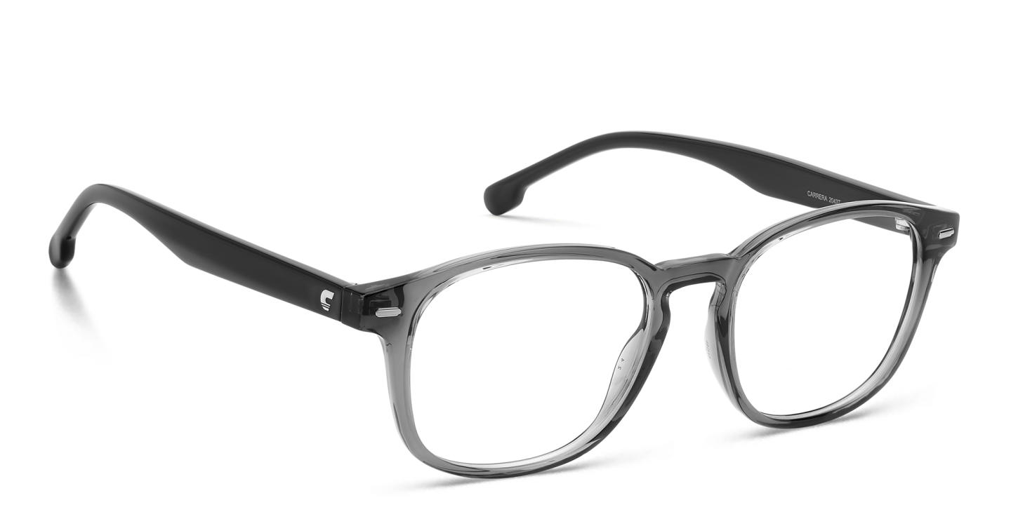 Shop Carrera Logo Kids Square Eyeglasses in Grey online.