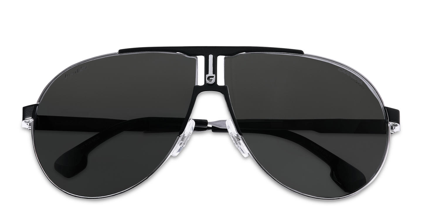 Carrera Unisex Aviator Sunglasses in Black – Product Photo 0