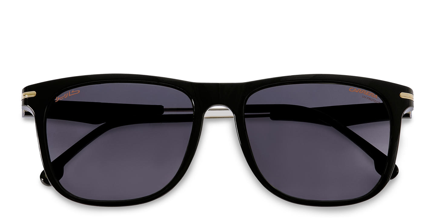 Shop Carrera Rectangle Sunglasses in Black online.