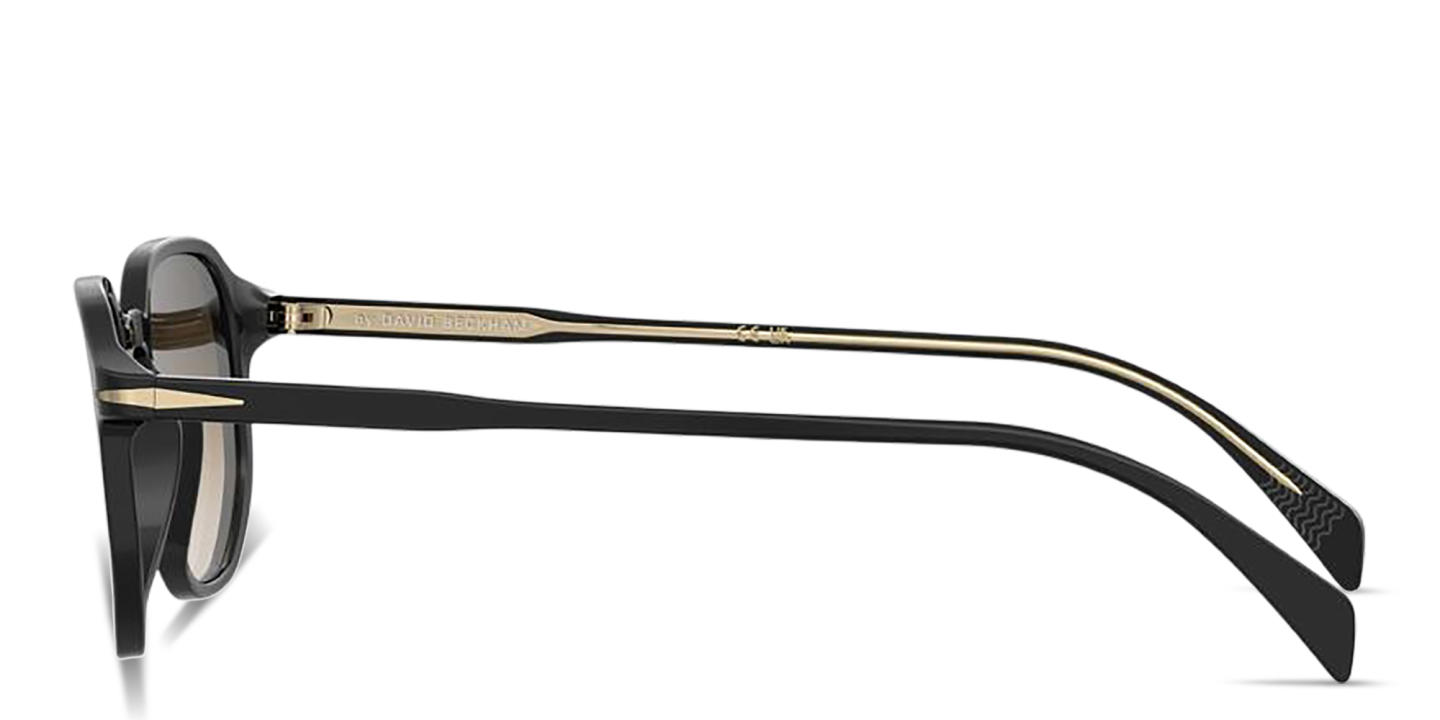 DAVID BECKHAM Talisman Irregular Sunglasses in Black – Product Photo 2