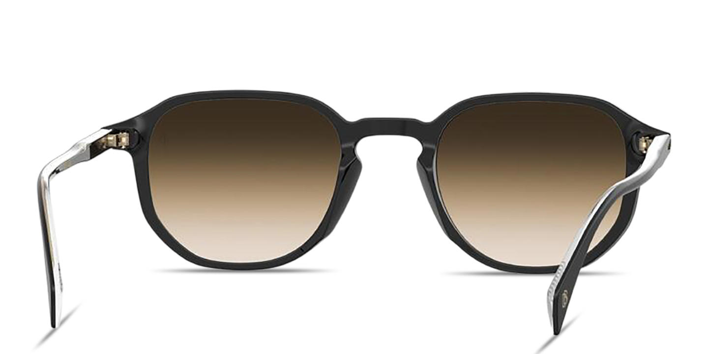 DAVID BECKHAM Talisman Irregular Sunglasses in Black – Product Photo 3