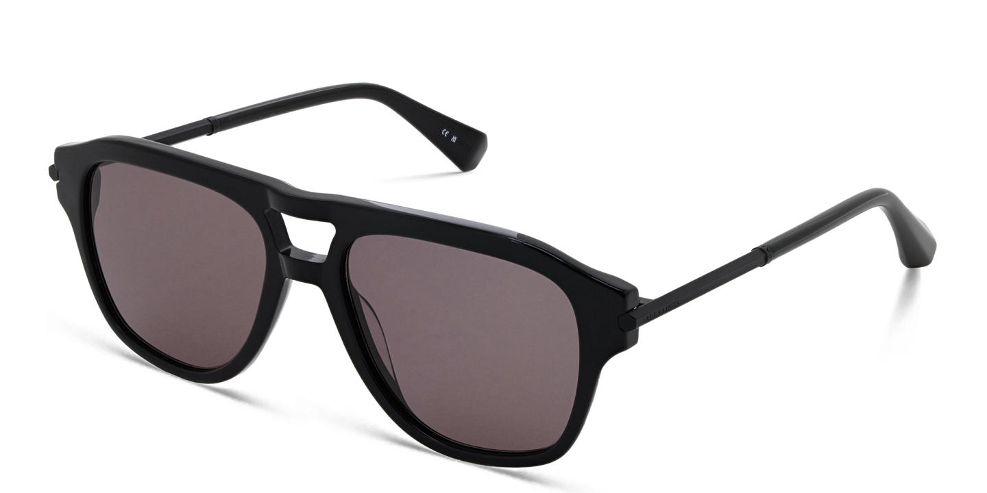 ALL SAINTS Logo Aviator Sunglasses in Black – Product Photo 1