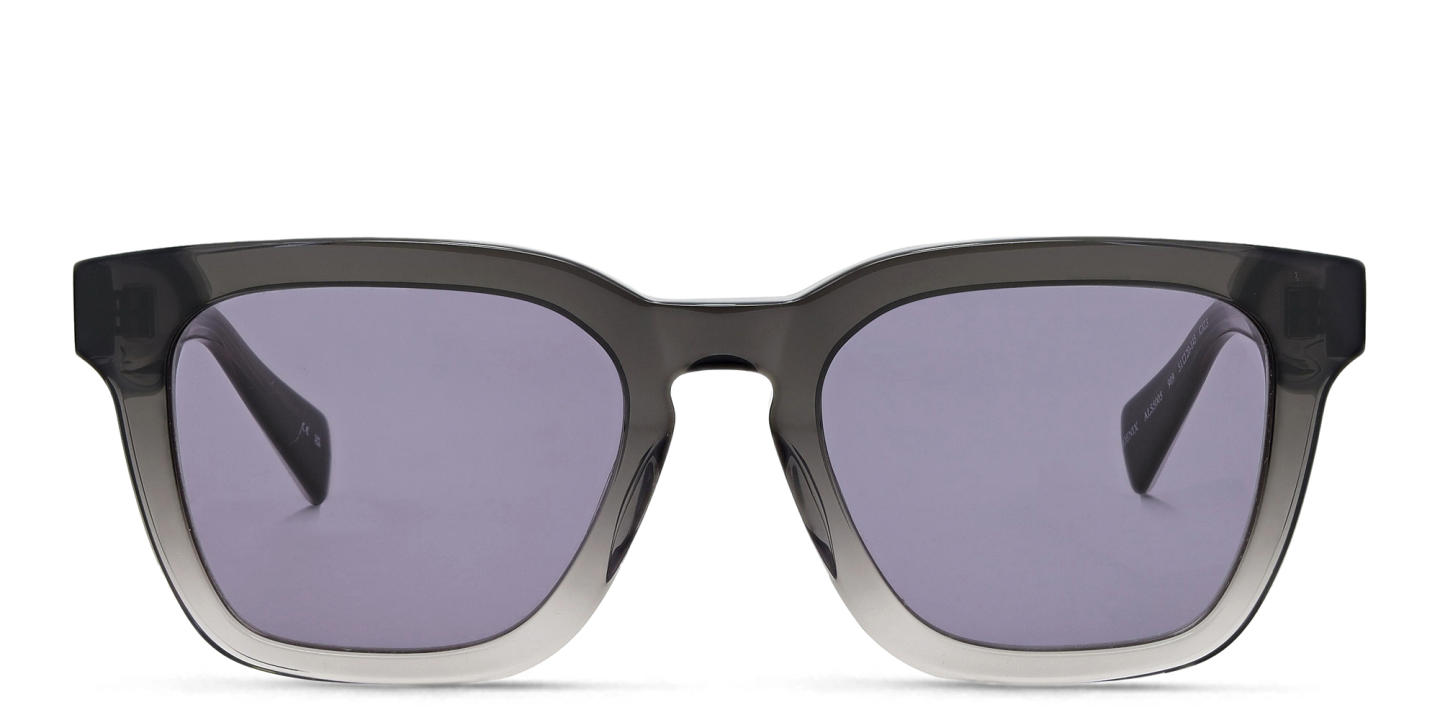 Shop ALL SAINTS Logo Square Sunglasses in Grey online.