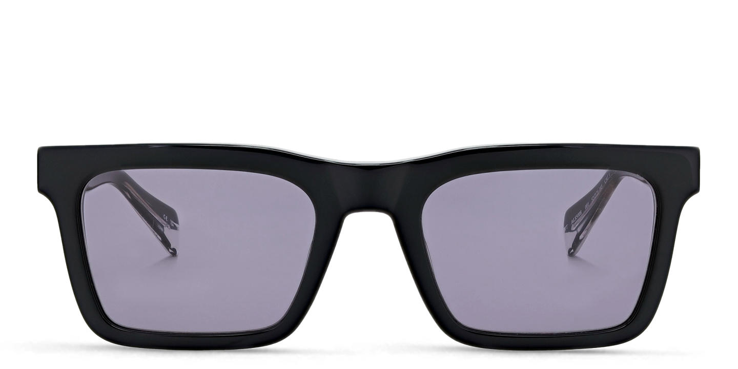 ALL SAINTS Logo Rectangle Sunglasses in Black – Product Photo 0
