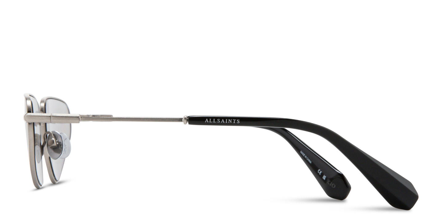 ALL SAINTS Logo Cat-Eye Sunglasses in Silver – Product Photo 3