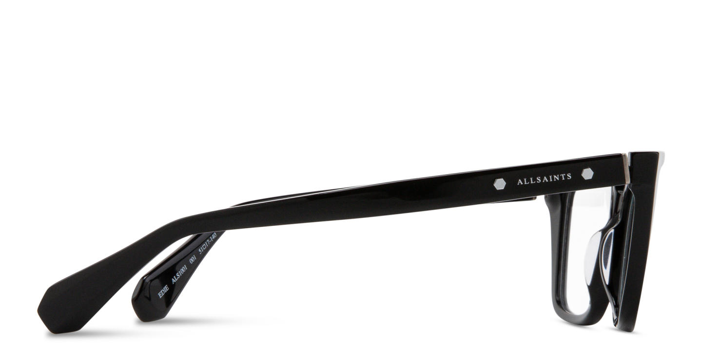 ALL SAINTS Logo Cat-Eye Eyeglasses in Black – Product Photo 2