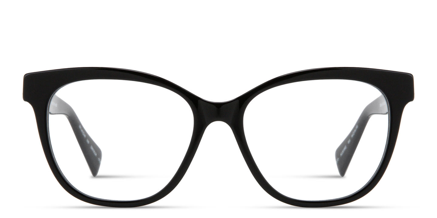 ALL SAINTS Logo Cat-Eye Eyeglasses in Black – Product Photo 0