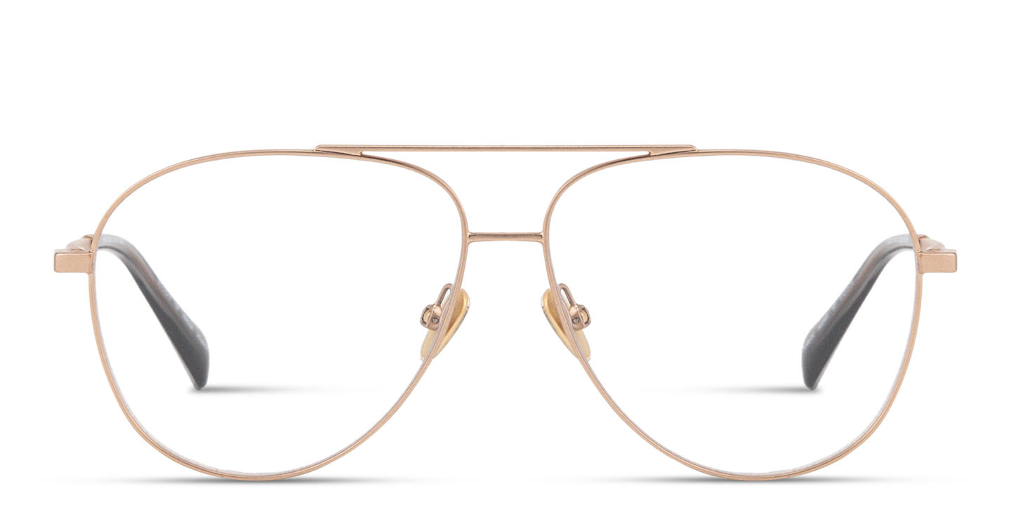 ALL SAINTS Logo Aviator Eyeglasses in Gold – Product Photo 0