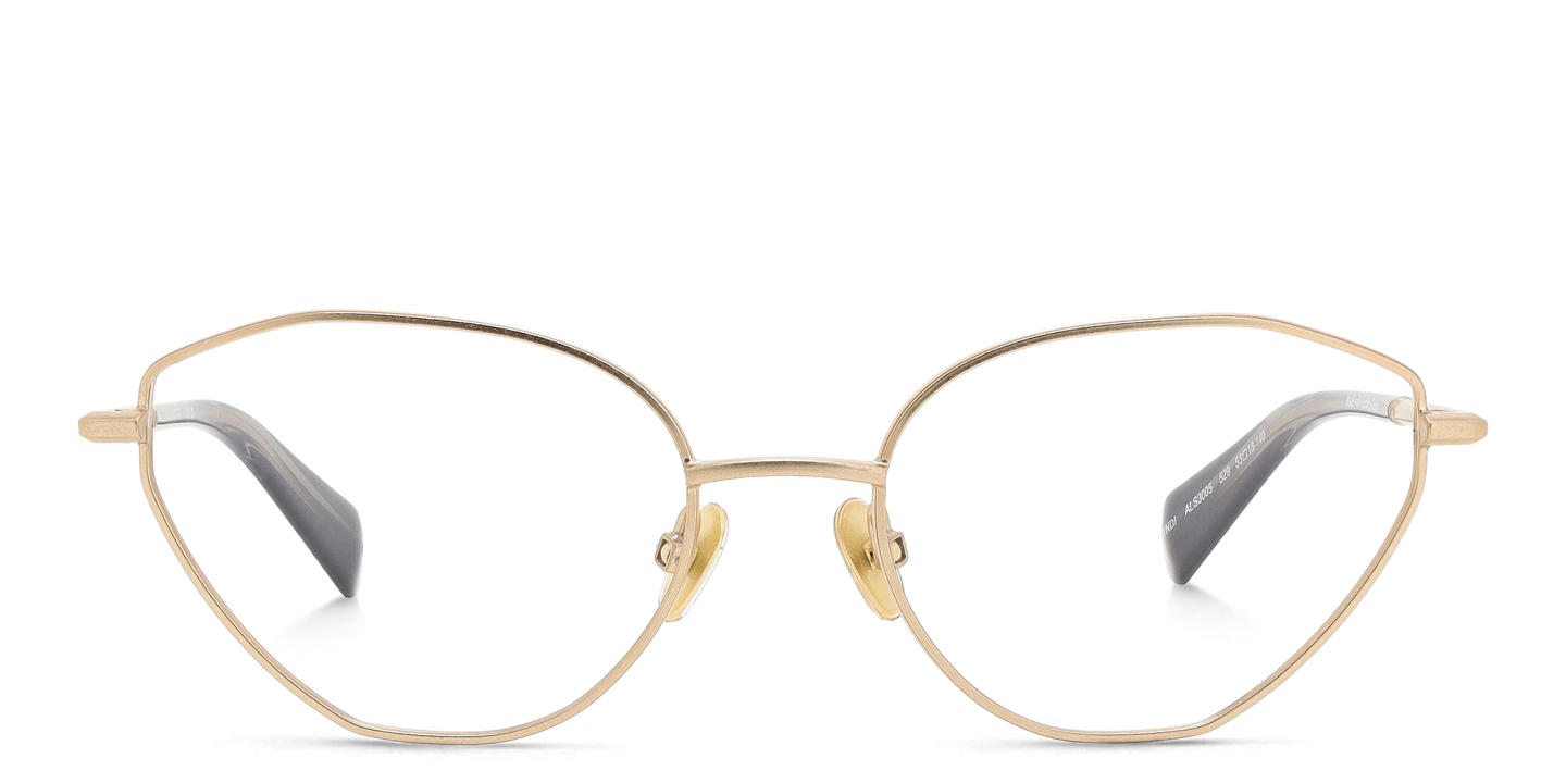 ALL SAINTS Logo Cat-Eye Eyeglasses in Gold – Product Photo 0