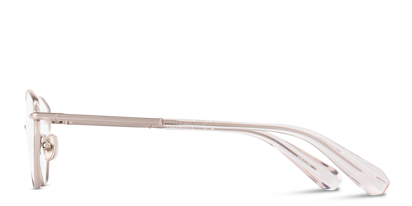 ALL SAINTS Logo Cat-Eye Eyeglasses in Silver – Product Photo 3