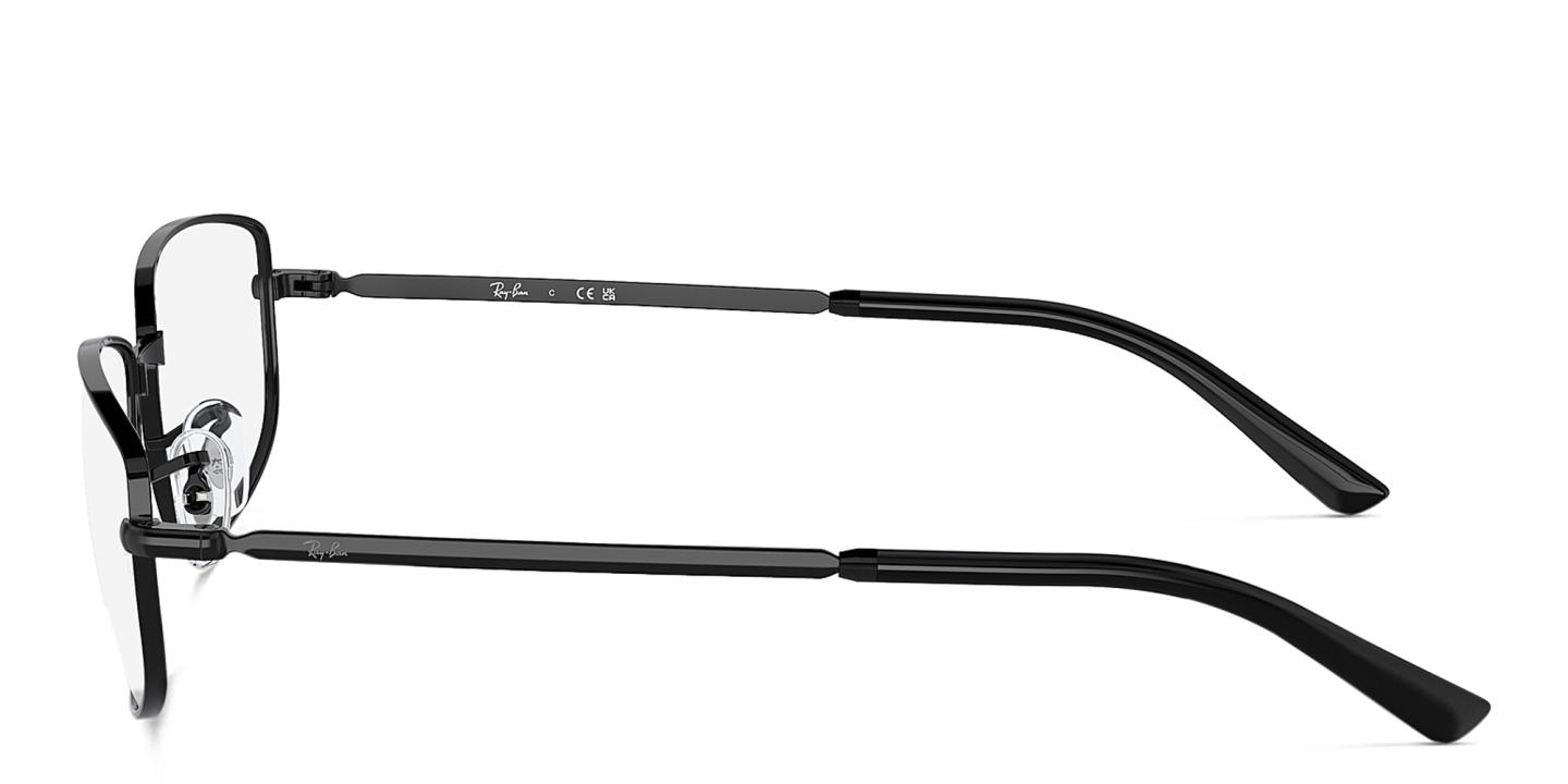 Shop Ray-Ban Optics Unisex Irregular Eyeglasses in Black online.