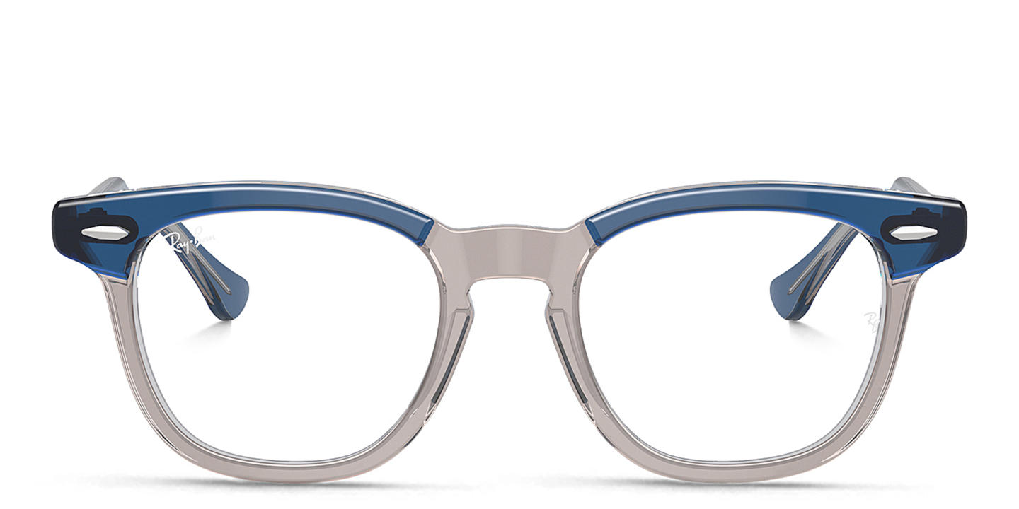 Shop Ray-Ban Junior Optics Kids Square Eyeglasses in Blue online.