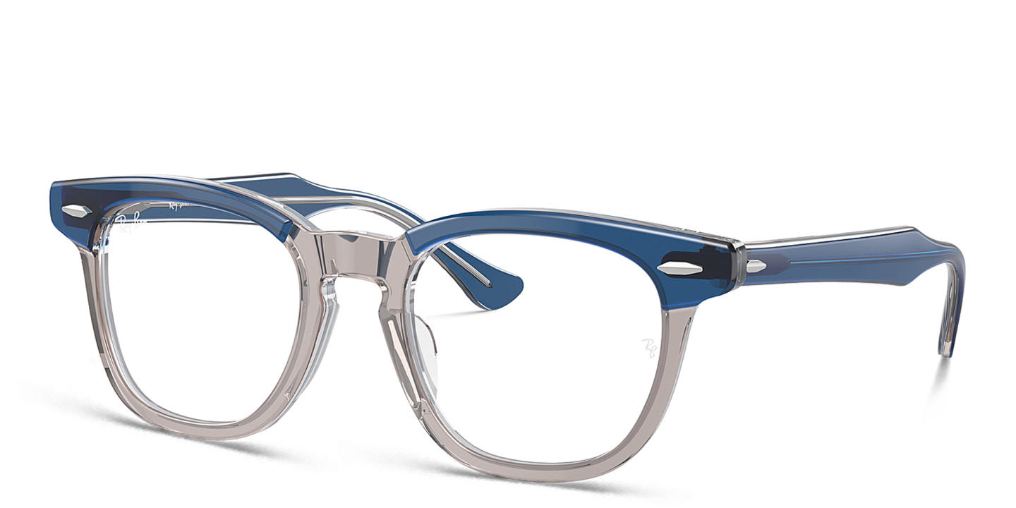 Shop Ray-Ban Junior Optics Kids Square Eyeglasses in Blue online.
