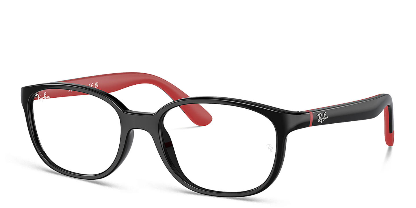 Shop Ray-Ban Junior Optics Kids Bio-Based Square Eyeglasses in Black online.
