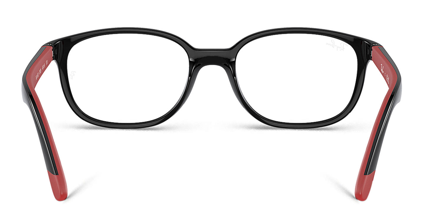 Shop Ray-Ban Junior Optics Kids Bio-Based Square Eyeglasses in Black online.