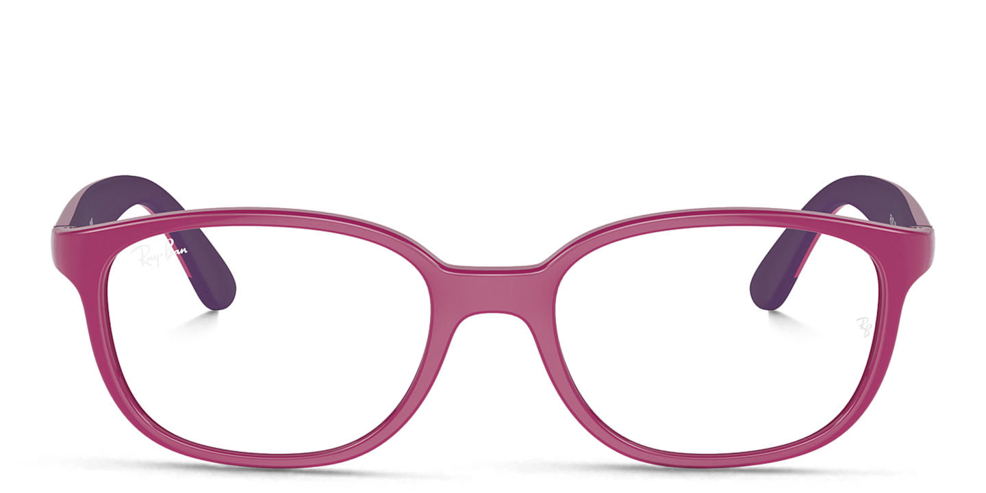Shop Ray-Ban Junior Optics Kids Bio-Based Panthos Eyeglasses in Pink online.