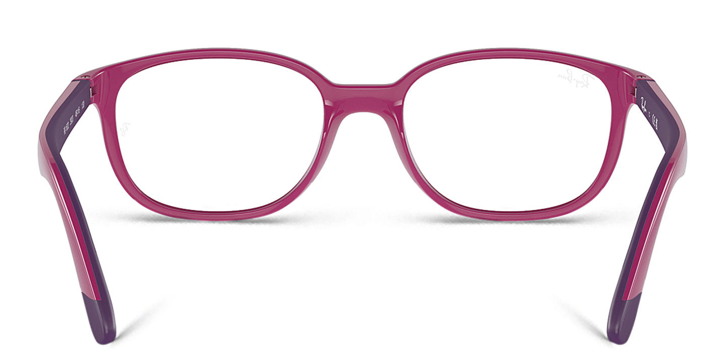 Shop Ray-Ban Junior Optics Kids Bio-Based Panthos Eyeglasses in Pink online.
