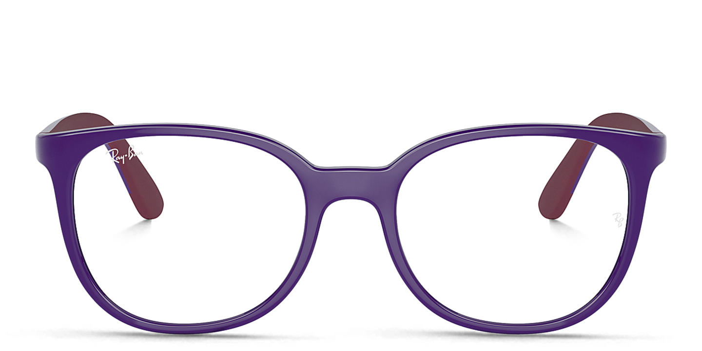 Ray-Ban Junior Optics Kids Bio-Based Panthos Eyeglasses in Purple – Product Photo 0