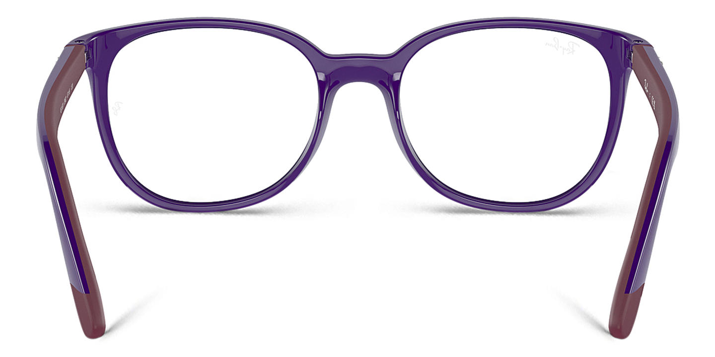 Ray-Ban Junior Optics Kids Bio-Based Panthos Eyeglasses in Purple – Product Photo 3