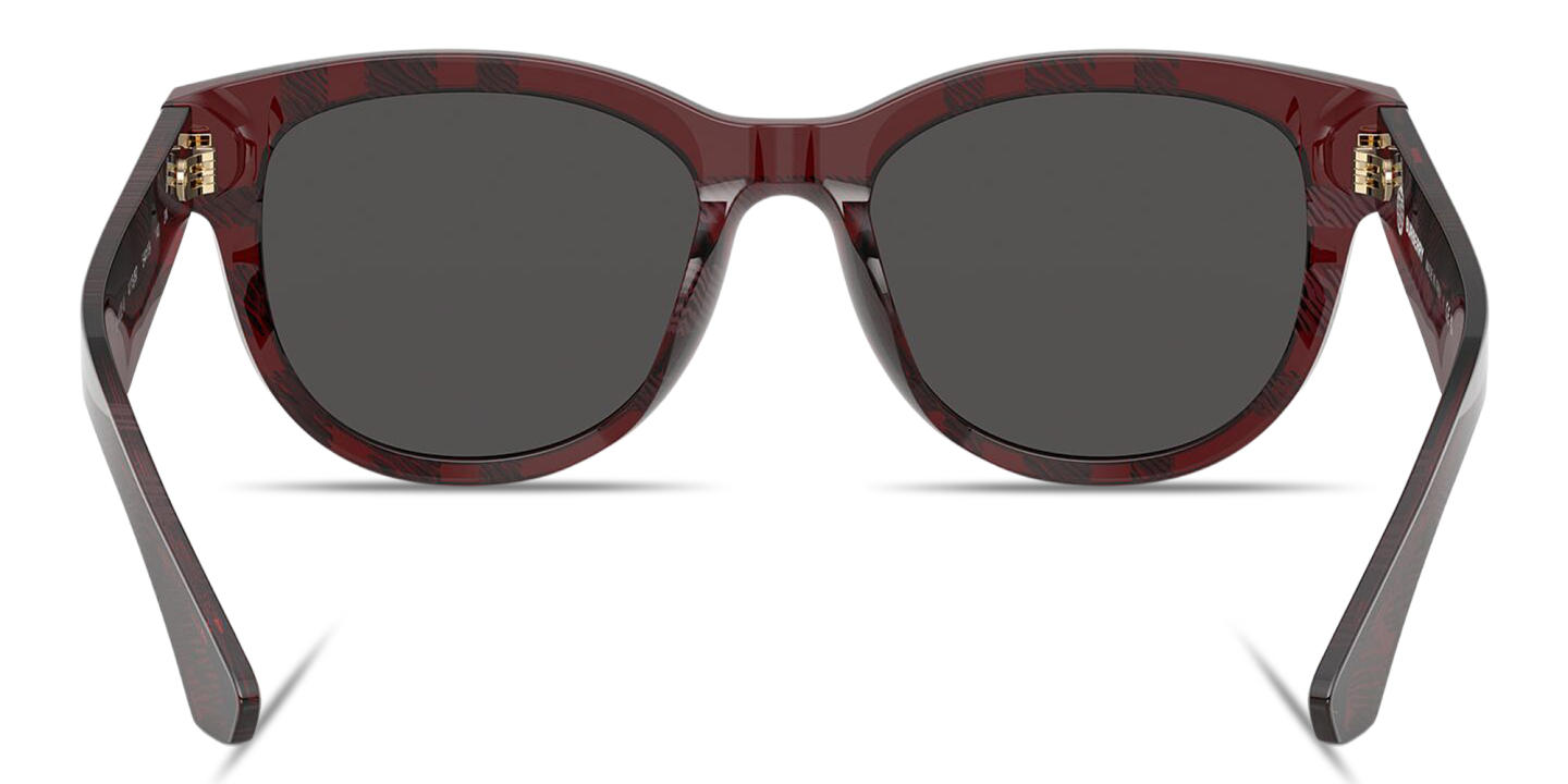 BURBERRY Logo-Print Panthos Sunglasses in Red – Product Photo 3