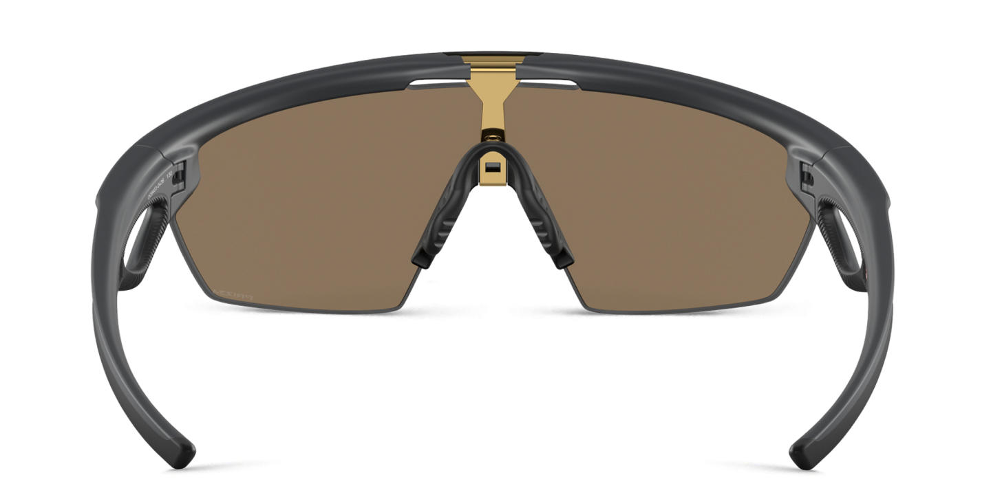 Shop Oakley Sphaera Unisex Half-Rim Mask Sunglasses in Black online.